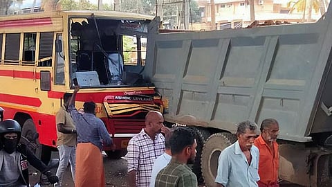 23 Injured as KSRTC Bus Rams Parked Lorry in Aroor