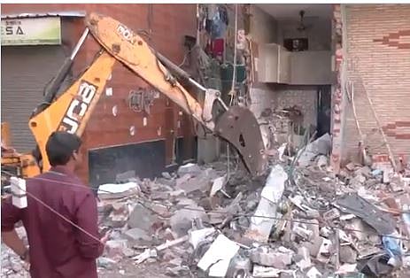 Delhi municipal body carries out bulldozer action against murder case accused