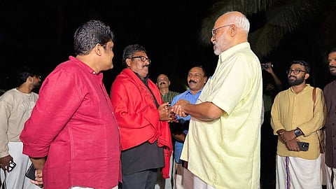 M A Baby visits Sanju's house