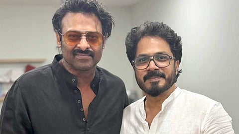 Prabhas and DInjith Ayyathan