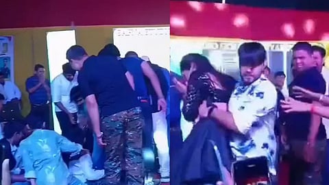 Netizens slam Bhojpuri singer for throwing dancer into crowd
