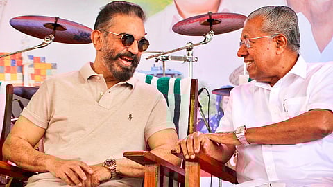 Kamal Haasan, Pinarayi Vijayan