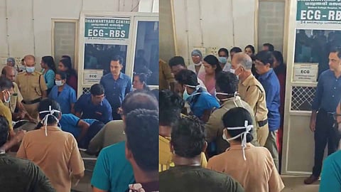 Fire breaks out in the emergency department of Thiruvananthapuram Medical College