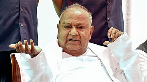 Former PM HD Deve Gowda 