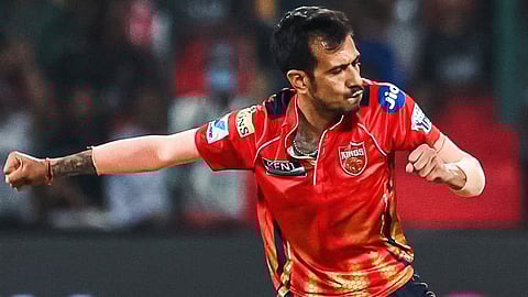 Yuzvendra Chahal  wicket celebration