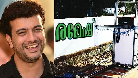 chuvarbot wall painting robot kerala