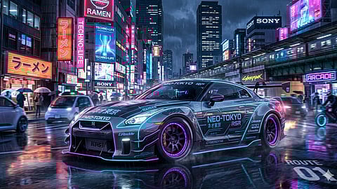 UAE traffic fine illegal vehicle modification noisy cars 1000 AED 12 black points rules warning