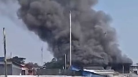 Fire breaks out in Edayar industrial area