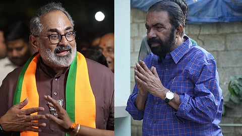 V Sivankutty challenges Rajeev Chandrasekhar to fix time and venue for Nemom development debate