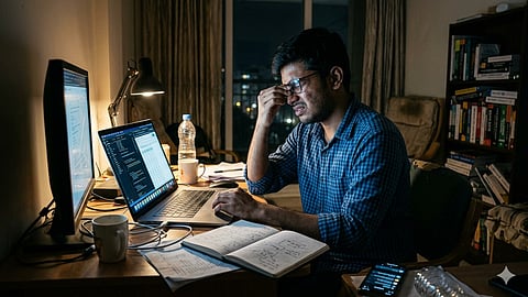 Breathing in a wrong way