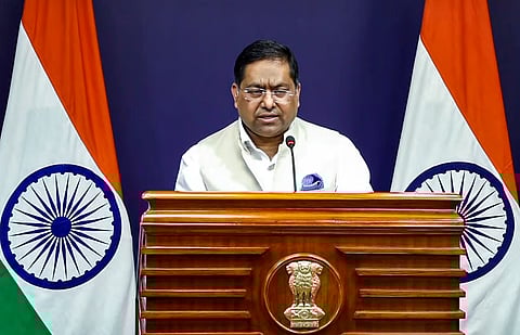 External Affairs Ministry Spokesperson Randhir Jaiswal 