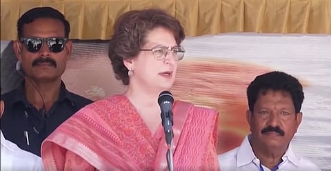 Priyanka Gandhi calls kerala LDF B-team of Modi again