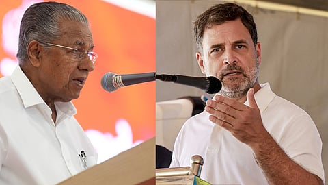 Pinarayi Vijayan, Rahul Gandhi 