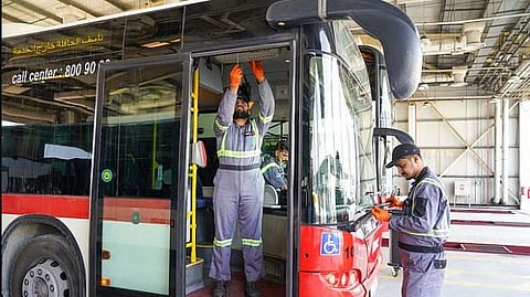 Dubai RTA buses world record 18 years service 2 million 20 lakh kilometres public transport UAE