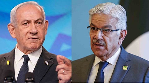 
Benjamin Netanyahu, Khawaja Asif