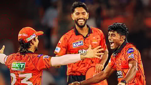 Sunrisers Hyderabad team victory celebration