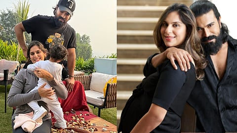 Ram Charan and family