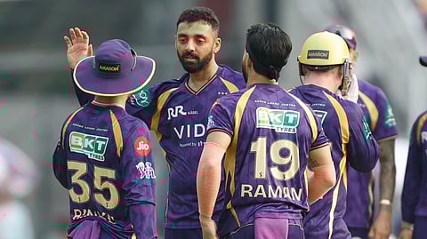 varun celebrates wicket