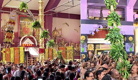 Thrissur Pooram flag hoisted, video