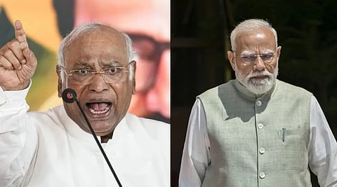  Mallikarjun Kharge - Narendra Modi