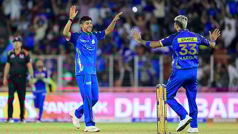 Ashwani Kumar celebrate wicket