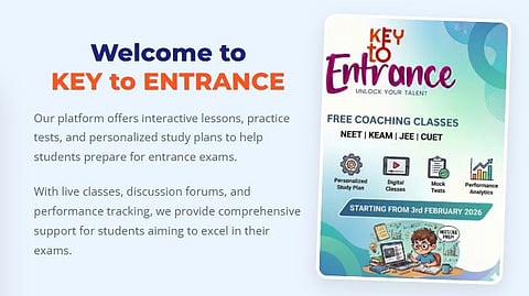 KITE Key to Entrance free mock test platform for NEET and CUET exam preparation in India