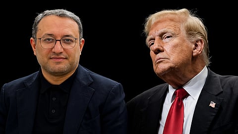 Trump and Mahdi Mohammadi 