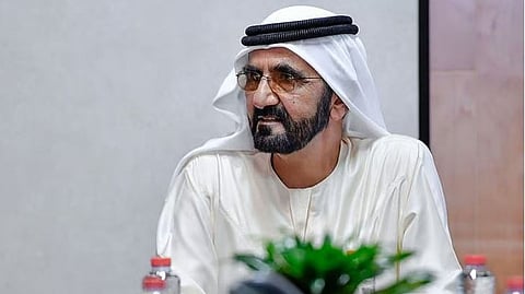 Sheikh Mohammed bin Rashid Al Maktoum announcing UAE AI plan for government services and operations