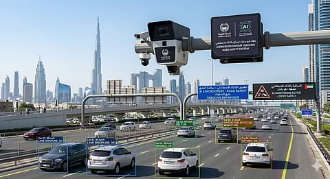 UAE AI system monitoring driver behaviour to improve road safety and reduce accidents