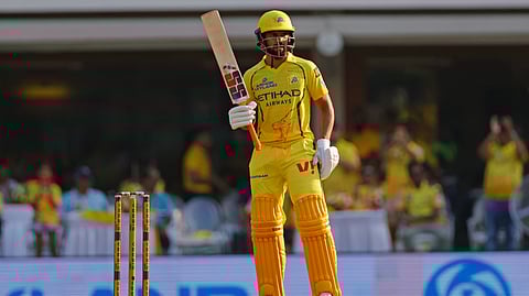 Ruturaj Gaikwad batting