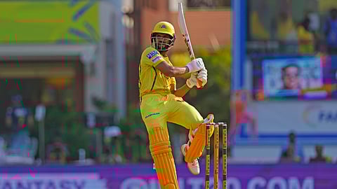 Ruturaj Gaikwad batting