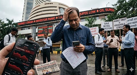sensex 1000 points down