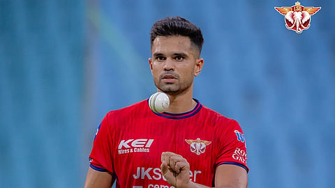 Arjun Tendulkar training
