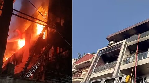 9 Killed, Many Rescued After Massive Fire At Residential Building In Delhi