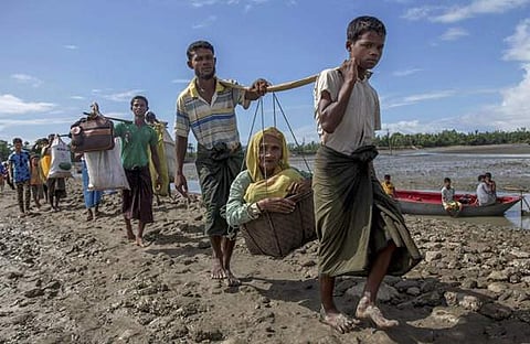 റൊഹിങ്ക്യ അഭയാര്‍ഥികളുടെ പലായനം/എപി