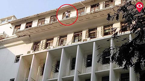 സെക്രട്ടറിയേറ്റിന് മുകളില്‍ ആത്മഹത്യാഭീഷണിയുമായി യുവ കര്‍ഷകന്‍