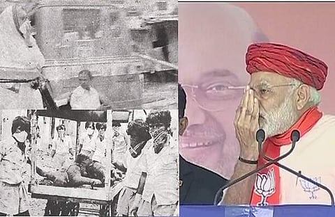 ശരിയാണ്, മോദി പരിഹസിച്ചതുപ്പോലെ ഇന്ദിരഗാന്ധി മൂക്കുപൊത്തിയിരുന്നു ;പക്ഷേ...