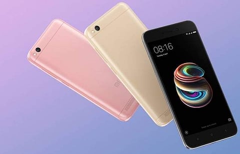 ഷവോമി റെഡ്മി 5എ ഇന്ത്യയില്‍, വില 4,999രൂപ മുതല്‍ 