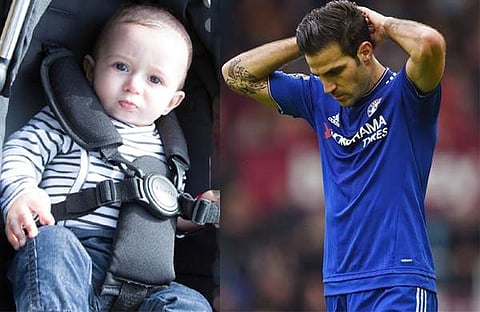 ഫാബ്രിഗാസ് അടിച്ച പന്ത് തലയിലിടിച്ചു; ആറുമാസം പ്രായമുള്ള കുട്ടി ആശുപത്രിയില്‍; തലച്ചോറിന് ക്ഷതമേറ്റിട്ടുണ്ടെന്ന് ഡോക്ടര്‍മാര്‍