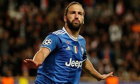 മൊണോക്കൊയ്‌ക്കെതിരേ ഹിഗ്വയ്‌ന് രണ്ട് ഗോള്‍; ചാംപ്യന്‍സ് ലീഗില്‍ യുവന്റസ് ഫൈനലിനരികെ