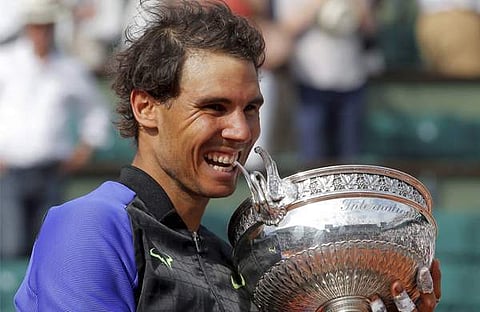 31മത്തെ വയസില്‍ ഫ്രഞ്ച് ഓപ്പണില്‍ പത്താമതും കിരീടം ചാര്‍ത്തി റാഫേല്‍ നദാല്‍