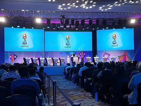 അണ്ടര്‍ 17 ലോകകപ്പ്: ആദ്യ മത്സരത്തില്‍ ഇന്ത്യയ്ക്കു എതിരാളി അമേരിക്ക; ബ്രസീല്‍ കൊച്ചിയില്‍ കളിക്കും