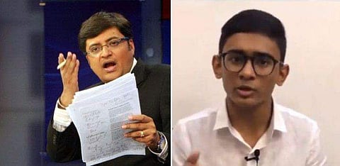 അര്‍ണബ് എന്ന സംഘിയുടെ മുഖം ജനങ്ങള്‍ അറിയണം; അര്‍ണബിനെ തുറന്ന പോരിന് വിളിച്ച് പതിനെട്ടുകാരന്‍(വീഡിയോ)