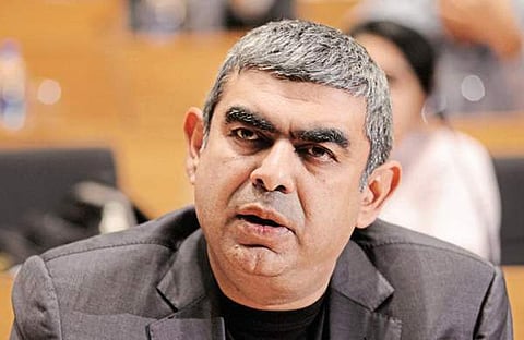 വിശാല്‍ സിക്ക രാജിവച്ചു, ഇന്‍ഫോസിസ് ഓഹരി വില താഴേക്ക്