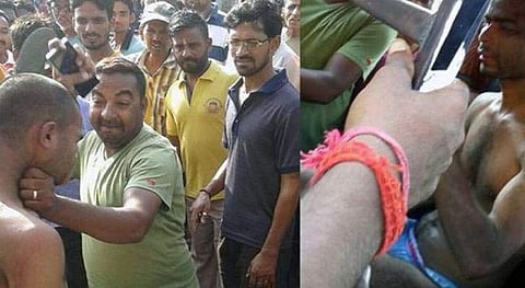 അന്യമതസ്ഥയായ യുവതിക്കൊപ്പം കണ്ട മുസ്ലീം യുവാവിനെതിരെ ക്രൂരമര്‍ദനം