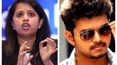 സ്ത്രീകളെ ബഹുമാനിക്കൂ; ആര്‍ക്കും സിനിമയെ വിമര്‍ശിക്കാം; മാധ്യമപ്രവര്‍ത്തകയെ അപമാനിച്ച ഫാന്‍സിനെതിരെ നടന്‍ വിജയ്