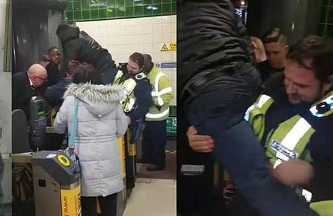 ടിക്കറ്റെടുക്കാതെ മെട്രോയില്‍ കയറാന്‍ ശ്രമം ; യുവാവിന്റെ ജനനേന്ദ്രിയം ഗേറ്റില്‍ കുരുങ്ങി , വീഡിയോ വൈറല്‍