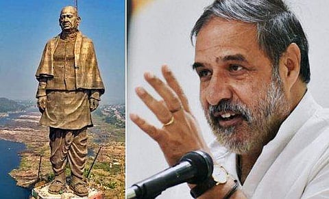 വല്ലഭായ് പട്ടേലിന്റെ ശില്‍പ്പത്തിന് ചുവട്ടില്‍ ആര്‍എസ്എസിനെ നിരോധിച്ച് അദ്ദേഹമിറക്കിയ ഉത്തരവ് കൂടി വയ്ക്കണം- കോണ്‍ഗ്രസ്