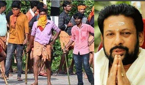 'പൂങ്കാവനത്തില്‍ ഉയരുന്ന തെറിശബ്ദങ്ങള്‍ ഹരിഹരസുധന്റെ നൈഷ്ഠിക ബ്രഹ്മചര്യത്തെ ബാധിക്കില്ലെ മിസ്റ്ററരു കണ്ഠരരു?' 