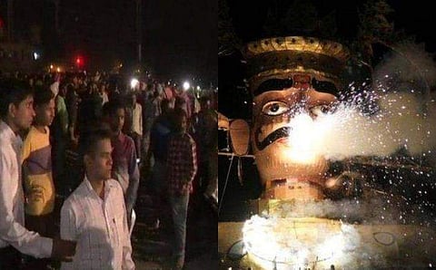 ദസറ ആഘോഷിച്ചവര്‍ക്കിടയിലേക്ക് ട്രെയിന്‍ പാഞ്ഞുകയറി; 50 മരണം, നിരവധിപേര്‍ക്ക് പരിക്ക് (വീഡിയോ)